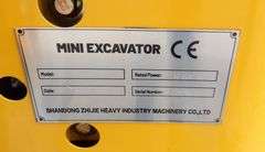 U-1616 ZJG Mini Excavator UNUSED