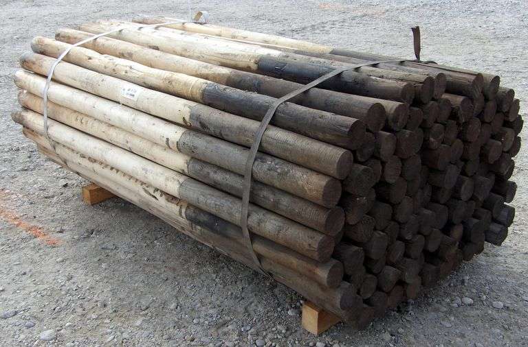 B-176  Wooden Fence Posts