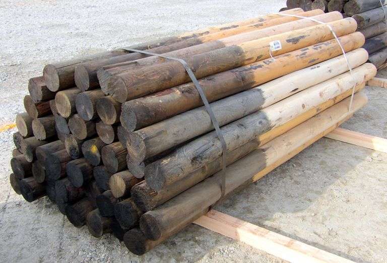 B-179   Wooden Fence Posts