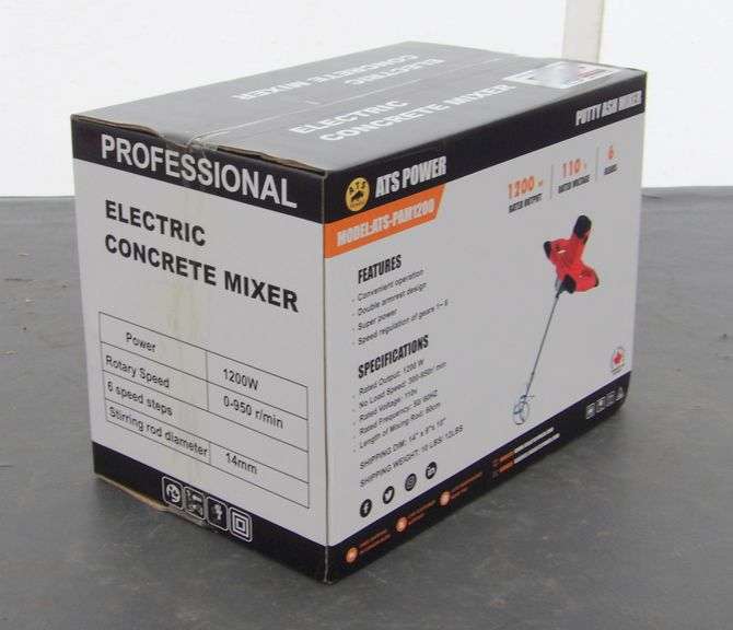 B-121 Hand Held Electric Concrete Mixer