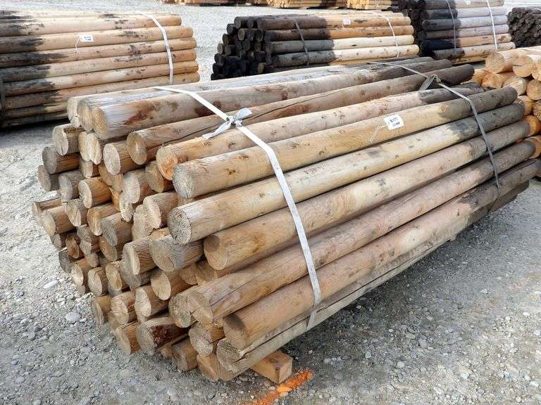B-177  Wooden Fence Posts