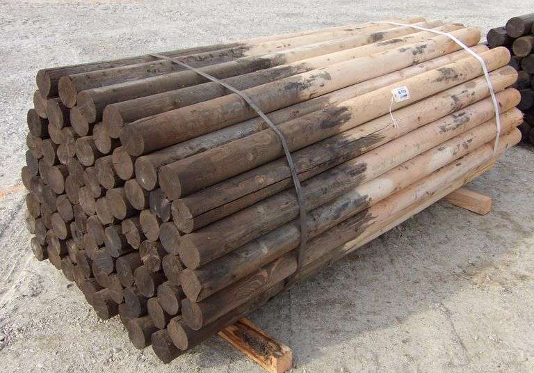 B-178   Wooden Fence Posts
