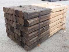 B-105  Wooden Fence Posts