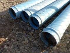 P-921  Diamond 6" PVC Pipes (4)