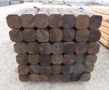 B-105  Wooden Fence Posts
