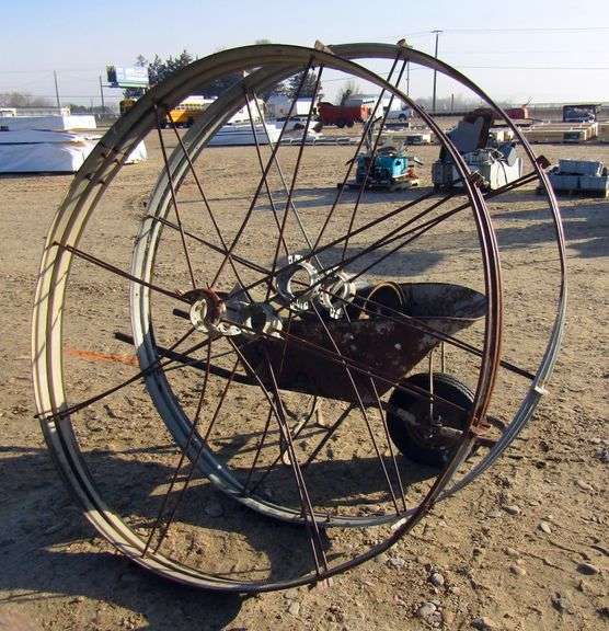 B-325  Wheelbarrow, Wheel Line Wheels, & Stand