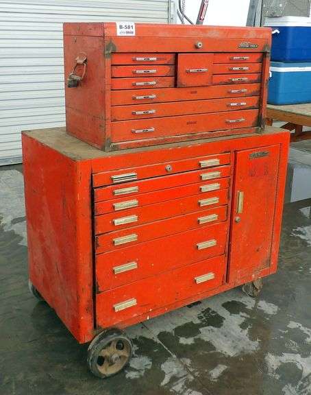 B-581 Rolling Toolbox w/Tools