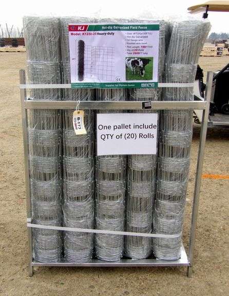 B-173  KJ Galvanized Field Fence 4'x100'