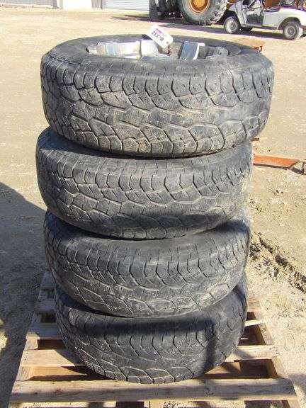 B-332  Pathfinder All Terrain Tires + Wheels (4)