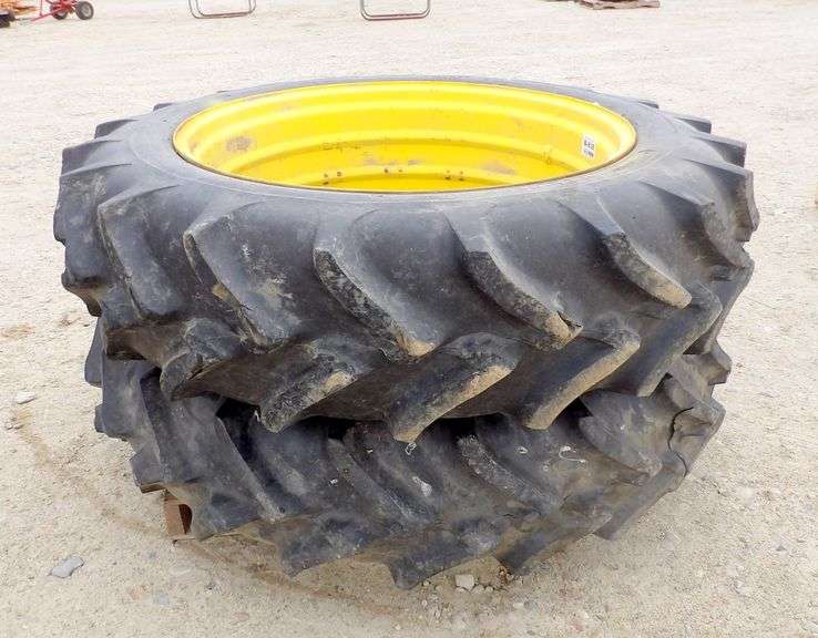 B-838  Tractor Tires + Rims (2)