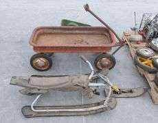 B-1027  Wagons + Wheels + Air Tank