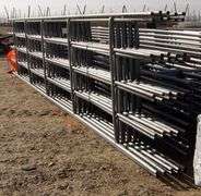 B-470  Heavy Duty Continuous Rail Fence 20' (10)