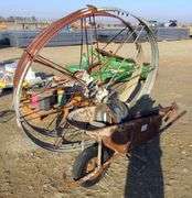B-325  Wheelbarrow, Wheel Line Wheels, & Stand