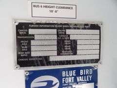 B-201 2013 Bluebird School Bus