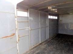 B-203 1993 Logan Coach Ranger 3 16' Gooseneck Stock Trailer