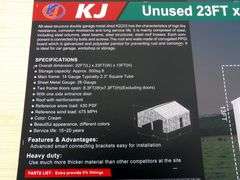 B-157  KJ Double Garage Metal Shed 23'x22'