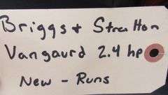 B-598  Briggs & Stratton Gas Engine