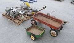 B-1027  Wagons + Wheels + Air Tank