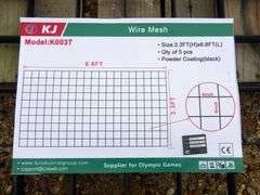 B-172  KJ Wire Mesh Panels 6.6'x3.3'