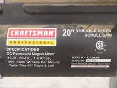 B-702  Craftsman Scroll Saw