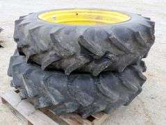 B-838  Tractor Tires + Rims (2)