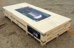 B-141 KJ Livestock Metal Shed 25'x12'