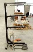 B-416  Saddle Rack, Lock, Fireplace Tooling