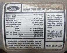 B-739 1991 Ford F-800 Flatbed with Water Tank