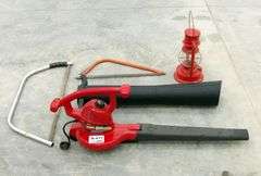 B-477  Toro Blower + Hand Saws + Lantern