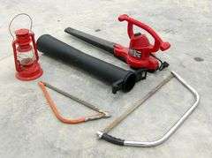 B-477  Toro Blower + Hand Saws + Lantern