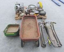 B-1027  Wagons + Wheels + Air Tank