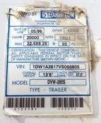 B-1165 1997 Stoughton Semi Trailer