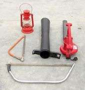 B-477  Toro Blower + Hand Saws + Lantern