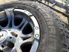 B-332  Pathfinder All Terrain Tires + Wheels (4)