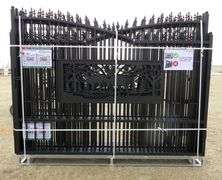 B-169  KJ One Set Metal Driveway Gates 20'x7'