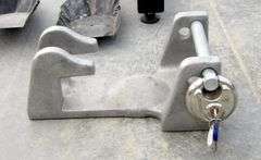 B-416  Saddle Rack, Lock, Fireplace Tooling