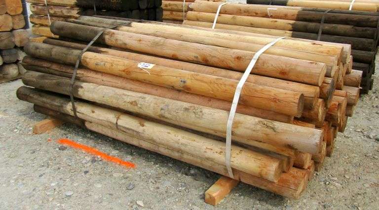 M-175  Wooden Fence Posts (50)