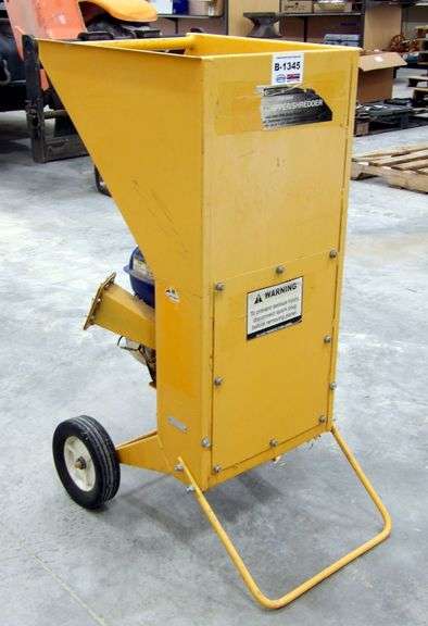 B-1345 Central Machinery Wood Chipper/Shredder - Pickett Auction Service