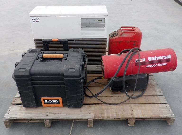 M-158  Propane Space Heater & Tool Box