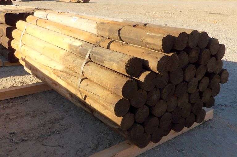 M-244  Wooden Fence Posts (50)