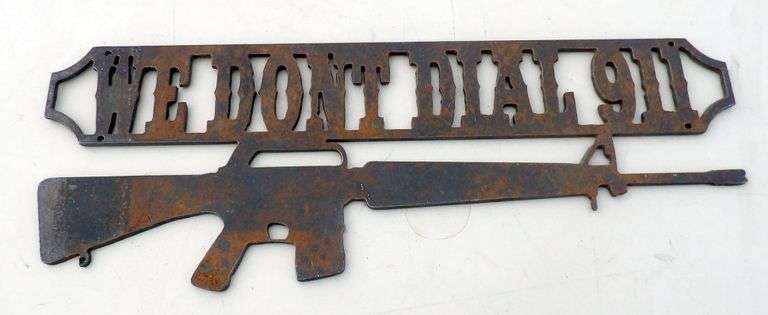 M-165  Metal Art (3) Pieces