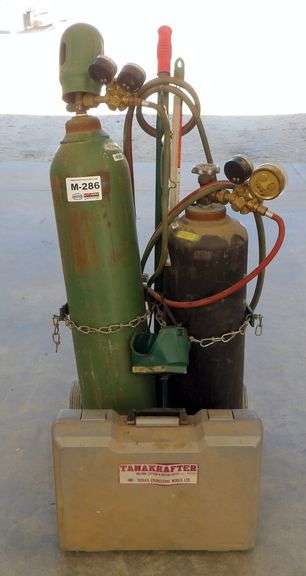 M-286  Cutting Torch Set On Cart