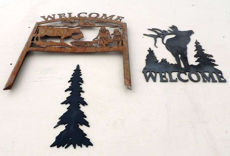 M-164  Metal Art (3) Pieces