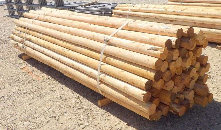 M-275 Round Fence Rails (50)