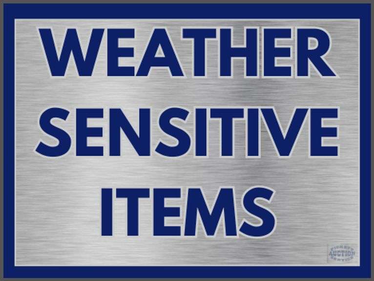 WEATHER SENSITIVE ITEMS & RESPONSIBILITY