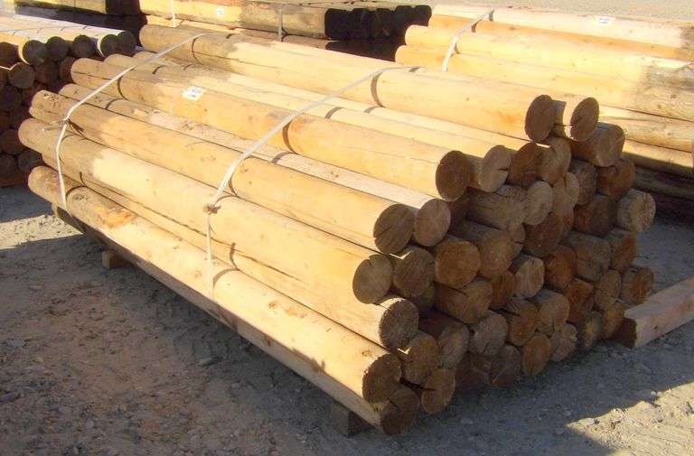 M-239  Wooden Fence Posts (50)