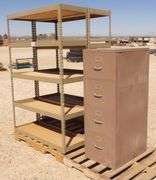 M-253  Shelves + File Cabinet