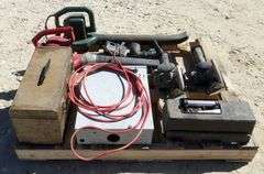 M-299  Leaf Blowers + Tool Boxes + Supplies