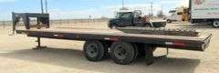 M-104  1991 Flatbed Gooseneck Trailer