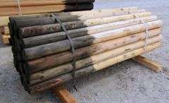 M-174  Wooden Fence Posts (50)